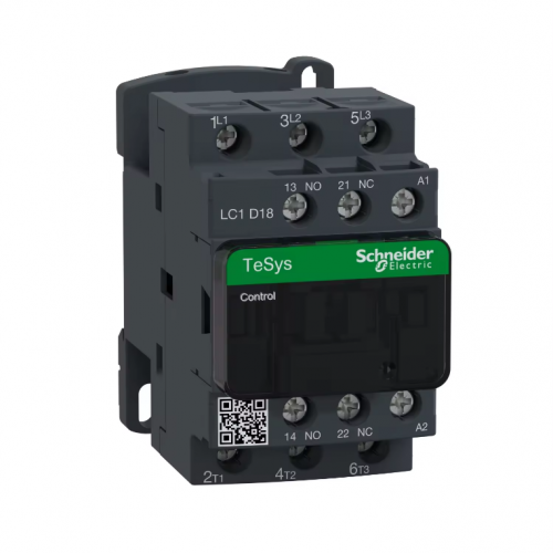 LC1D18P7 TeSys Deca 18A 230V 50/60Hz Three-Pole AC Contactor