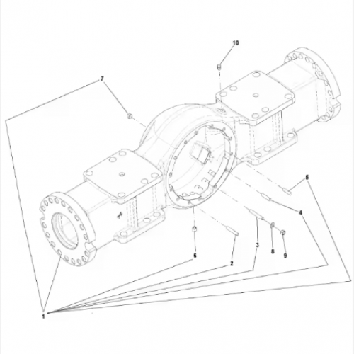 Screw assembly for DRT450 series model part No. 923976.5503